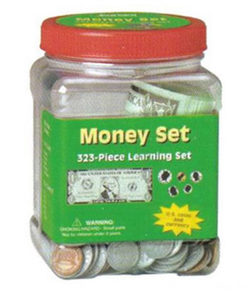 TUB OF COINS CURRENCY