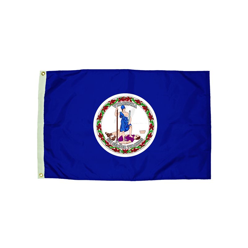 3X5 NYLON VIRGINIA FLAG HEADING &