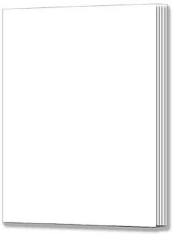 BLANK BOOK RECTANGLE 16 PAGES 7X10