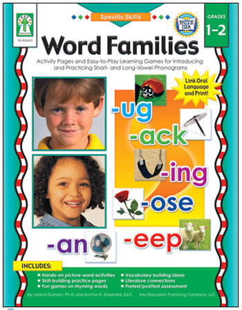 SPECIFIC SKILLS WORD FAMILIES GR1-2