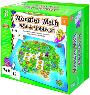 MONSTER MATH ADD AND SUBTRACT