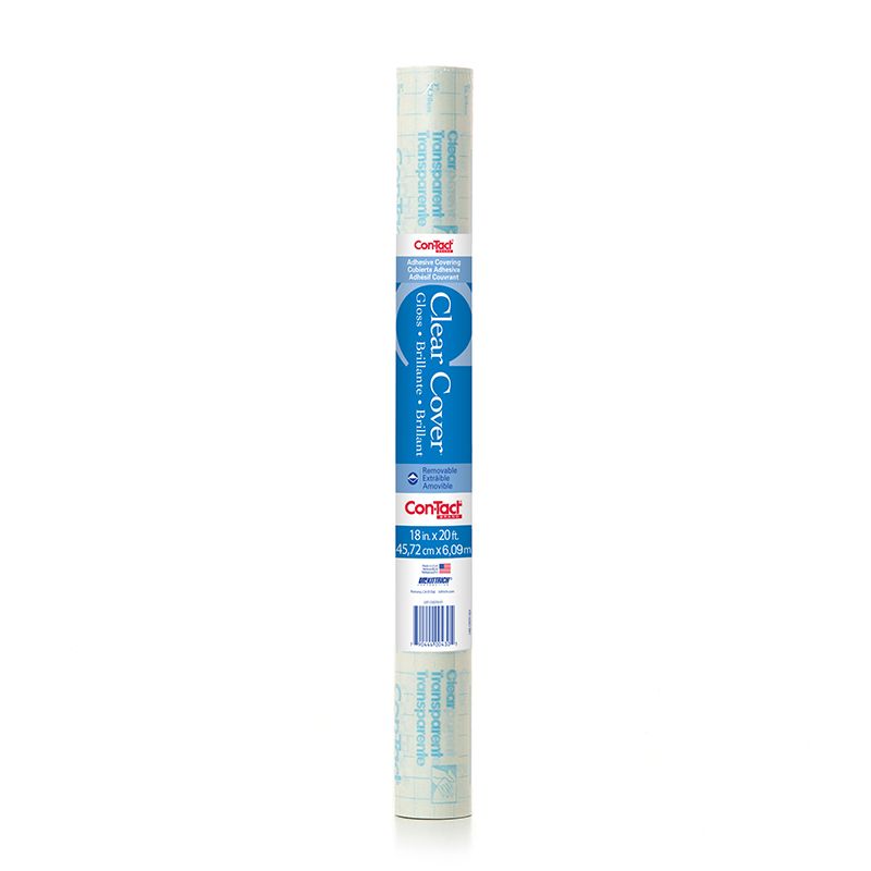 CONTACT ADHESIVE ROLL CLEAR 18X20FT