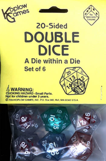 20 SIDED DOUBLE DICE