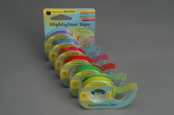REMOVABLE HIGHLIGHTER TAPE GREEN