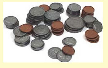 COINS ONLY FOR COINS IN A BANK 94PK