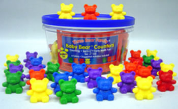 COUNTERS BABY BEAR 6 COLORS 102-PK