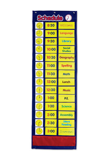 DAILY SCHEDULE POCKET CHART