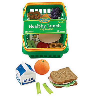 PRETEND & PLAY HEALTHY LUNCH SET