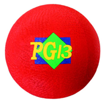 PLAYGROUND BALL RED 13 IN 2 PLY