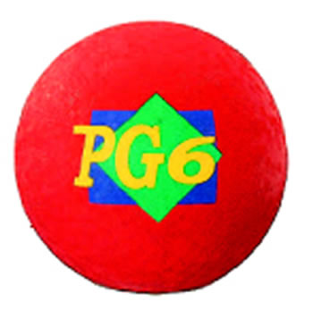 PLAYGROUND BALL RED 6 IN 2 PLY