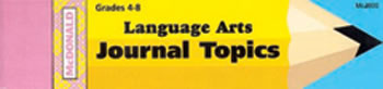 JOURNAL BOOKLET LANGUAGE ARTS 4-8