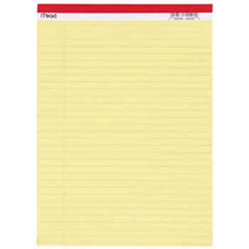LEGAL PAD 8.5X11.75 50 CT CANARY