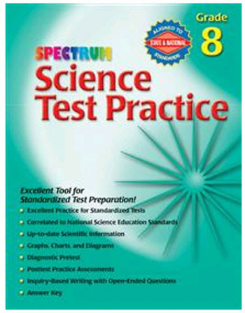 SCIENCE TEST PRACTICE GR 8