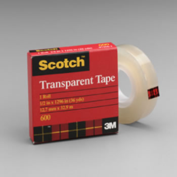 3M Tape Transparent Film 1/2 x 1296