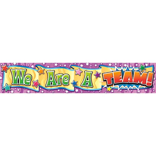 WE ARE A TEAM BANNER