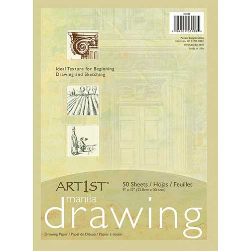 CREAM MANILA DRAWING PAPER 9 X 12