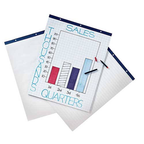 EASEL PADS 50 SHEETS UNRULED