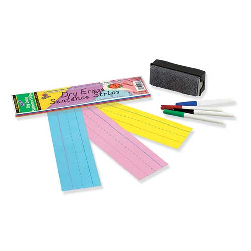 DRY ERASE SENTENCE STRIPS ASSORTED