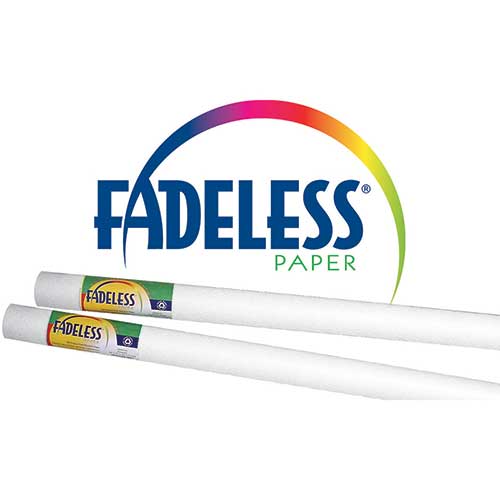 FADELESS 48X12 WHITE SOLD 4RLS/CTN