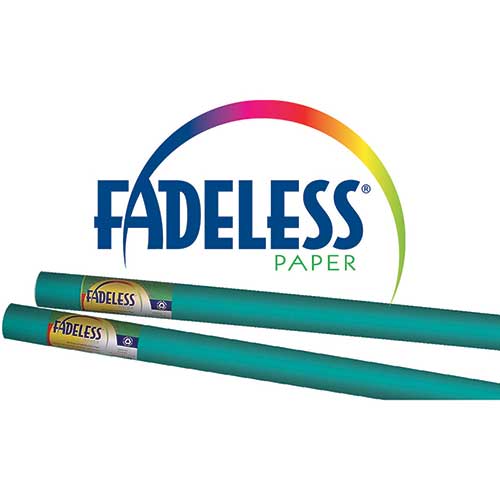 FADELESS 48X12 TEAL SOLD 4RLS/CTN