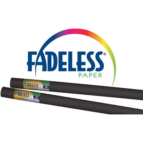 FADELESS 48X12 BLACK SOLD 4RLS/CTN