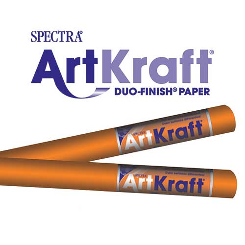 ART KRAFT ROLL 48 X 200 ORANGE