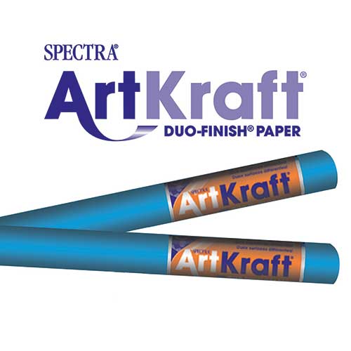 ART KRAFT ROLL 48X200 BRITE BLUE