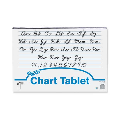 CHART TABLET 24X16 1 RULED 25 CT