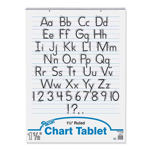 CHART TABLET 24X32 1-1/2 IN RULED