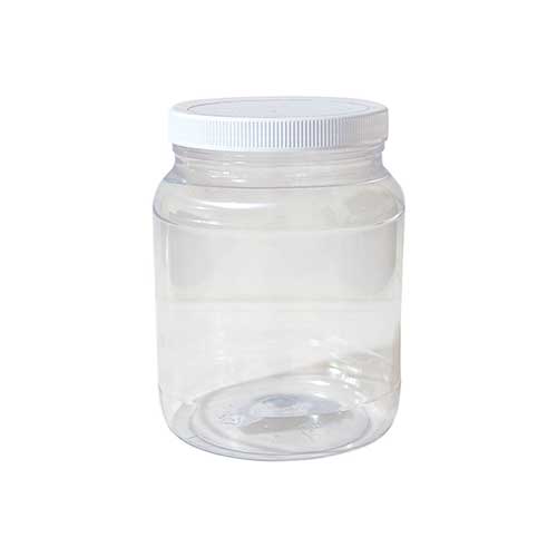 1/2 Gallon Clear Plastic Container
