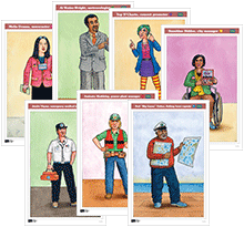 Poster Hurricane Force Character / Set of 7