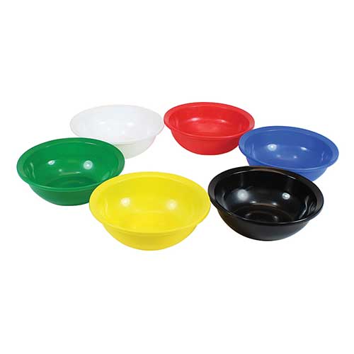 PLASTIC PAINTING BOWLS ASSORTED