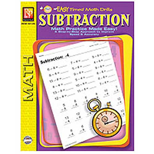 EASY TIMED MATH DRILLS SUBTRACTION