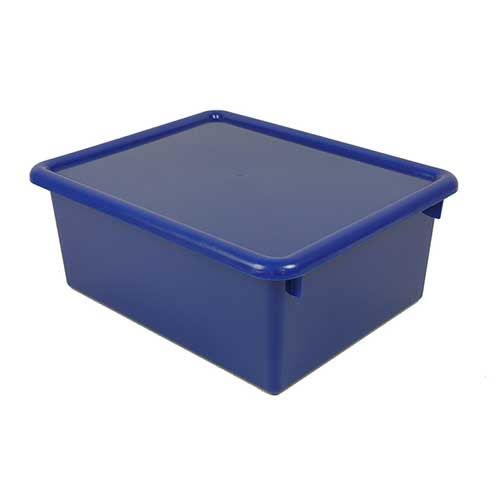 STOWAWAY BLUE LETTER BOX WITH LID