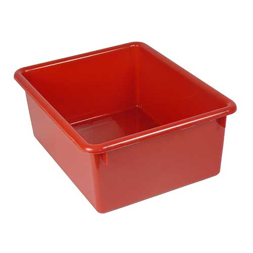 5IN STOWAWAY LETTER BOX RED NO LID