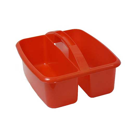 LARGE UTILITY CADDY RED