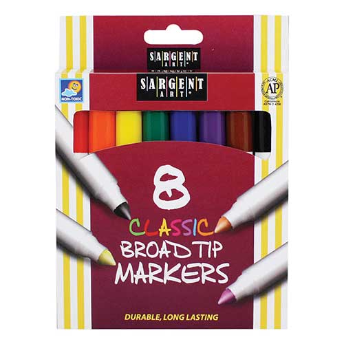 SARGENT ART CLASSIC MARKERS BROAD