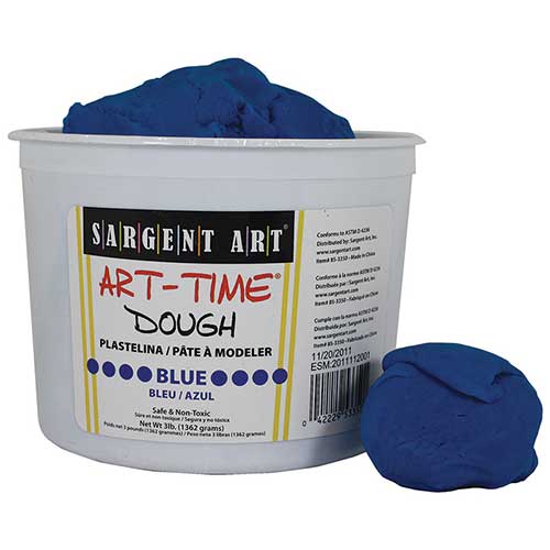 3LB ART TIME DOUGH - BLUE