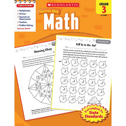 SCHOLASTIC SUCCESS WITH MATH GR 3