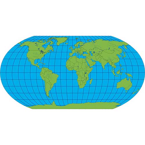 PRACTICE MAP UNLABELED WORLD 30 SHT