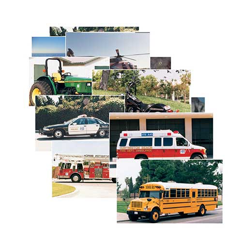 VEHICLES 14 POSTER CARDS