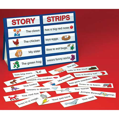 TABLE TOP POCKET CHART STORY STRIPS
