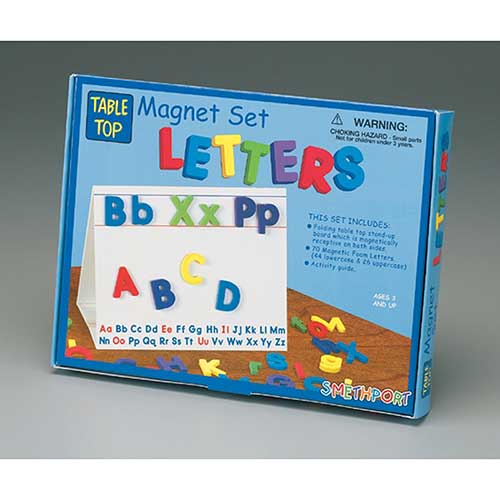 MAGNETIC TABLE TOP LETTER ACTIVITY