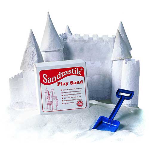 SANDTASTIK WHITE PLAY SAND 25LB BOX