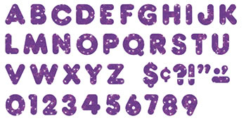 READY LETTERS 4 CASUAL PURPLE