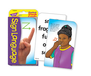 POCKET FLASH CARDS SIGN LANGUAGE