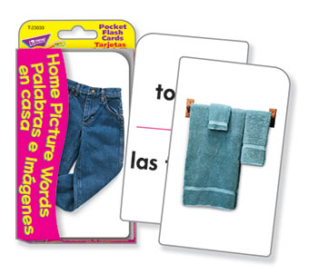 POCKET FLASH CARDS HOME PICTURE