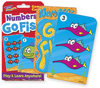 CHALLENGE CARDS NUMBERS GO FISH