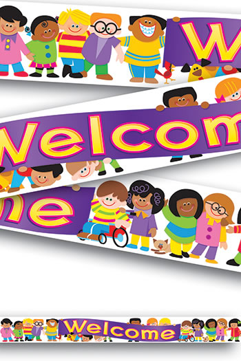 BANNER WELCOME TREND KIDS 10FT