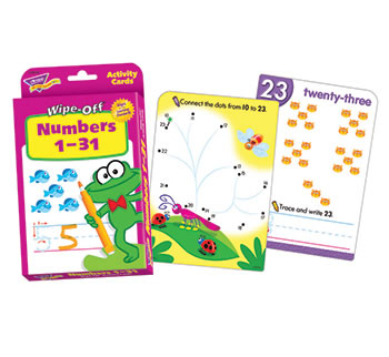 NUMBERS 1-31 WIPE OFF ACTIVITY
